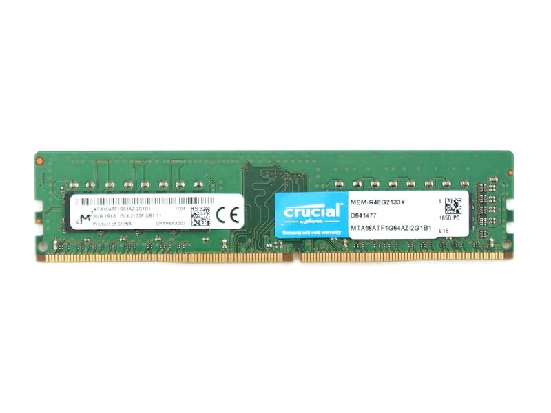 Micron 8GB DDR4 2Rx8 PC4-2133P-UBB MTA16ATF1G64AZ-2G1B1 Desktop RAM Memory - Image 1